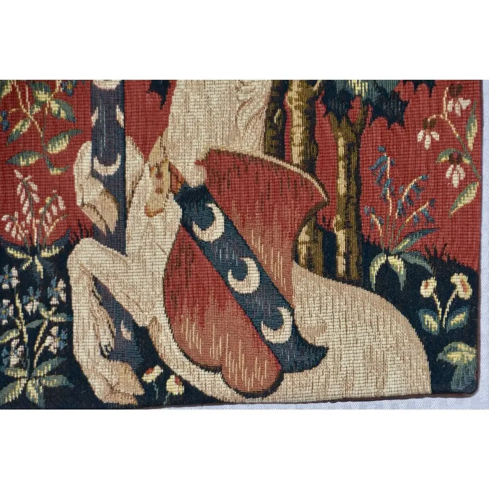 Allan Waller Ltd. Point de l'Halluin Tapestry Lady and the Unicorn Panel